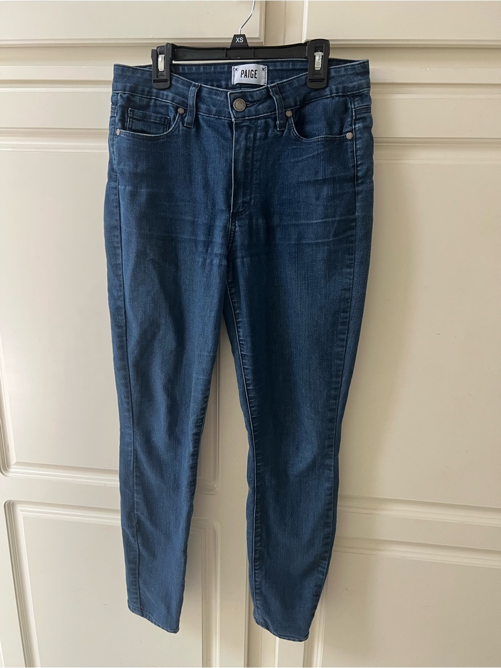 PAIGE Indigo Huxton Ankle Jeans - Classic Dark Wash
